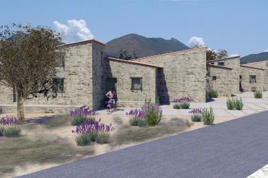 Residence in a complex in Tapia, Methoni area