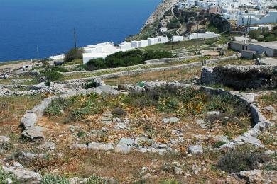 Land with amazing view near Chora, Folegandros