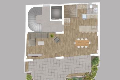 Duplex διαμέρισμα στο Νέο Κόσμο κοντά στην Καλλιρόης